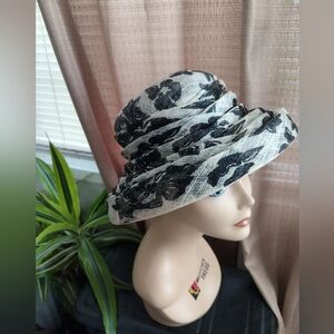 Lord & Taylor Straw Church Wedding Hat